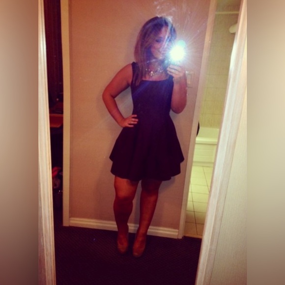 Mystic (Mendocino) Mini Purple Skater Dress (Size: Medium/Large) - Picture 3 of 6